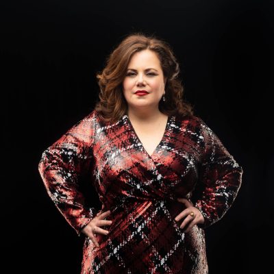 Morag Atchison - red tartan crop